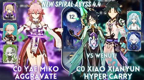 New Spiral Abyss C Yae Aggravate C Xiao Xianyun Hyper Floor