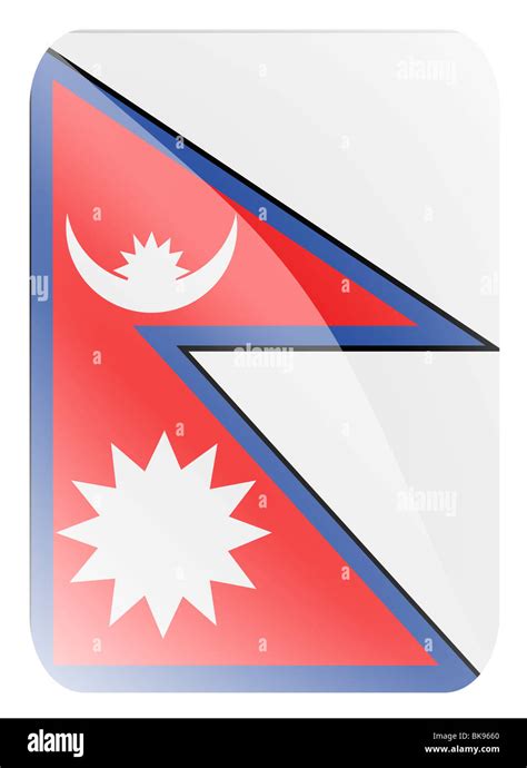 Nepal Flag Stock Photo Alamy