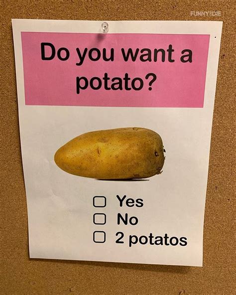 Potatoes New Funny Images Most Hilarious Memes Funniest Hilarious