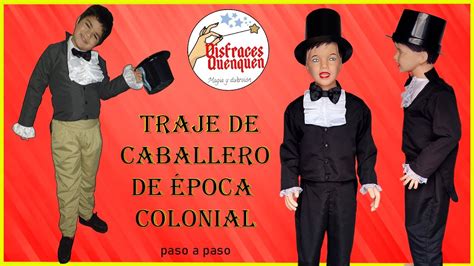 DIY Como hacer Traje de CABALLERO de Época Colonial Disfraz de