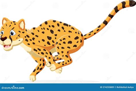 Happy Cheetah A Bold And Youthful Cartoon Superhero Royalty Free Stock