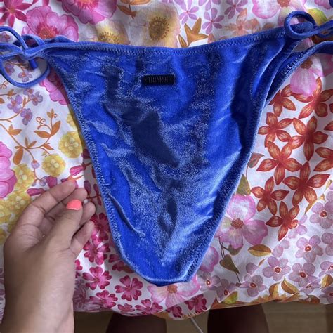Triangl Velvet Bikini Size Small For Both Xx Msg Depop