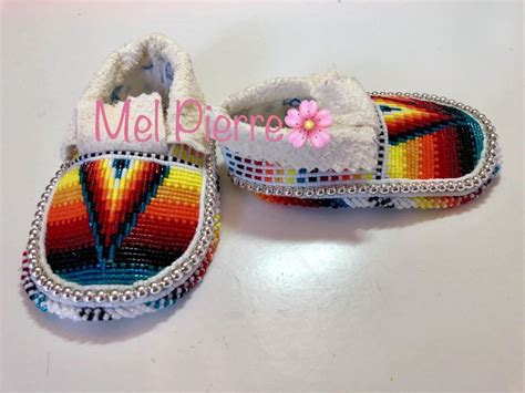 Baby Moccs Beaded Baby Moccasins Beaded Moccasins Beaded Shoes