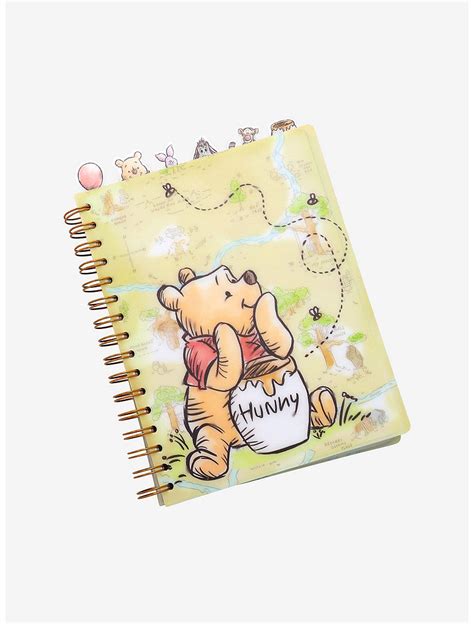 Disney Winnie The Pooh Hunny Tabbed Journal Hot Topic Disney Winnie The Pooh Winne The Pooh