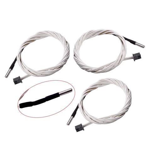 D Printer Thermistor HT NTC K Temp Sensor Degrees For Hot End Heater Block X