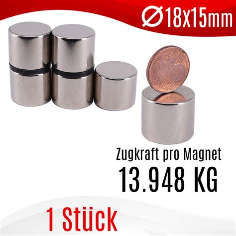 Neodym Magnete Rund Extra Stark Scheiben Zylinder Magnete