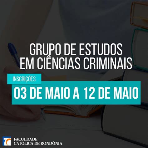 Grupo De Pesquisa Em Ci Ncias Criminais Est Edital Aberto Para