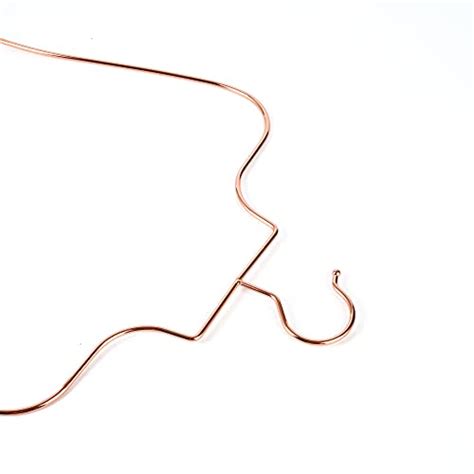 Arekuaei Rose Gold Wire Lingerie Hangers Body Shape Metal Display Bikini Swimwear Hanger Of