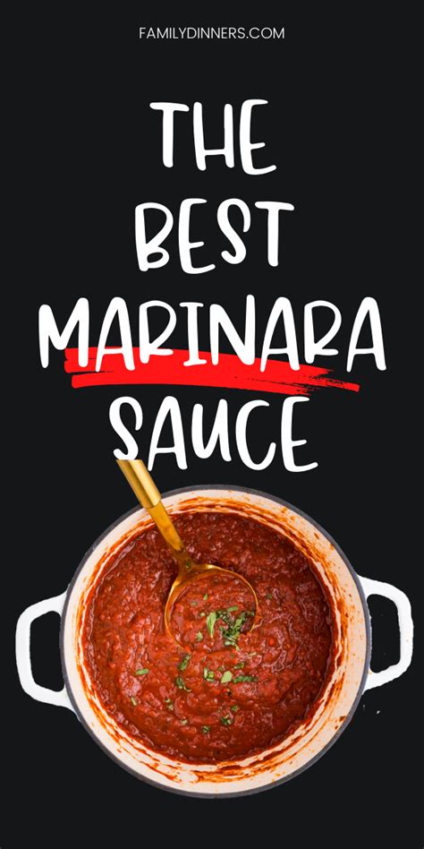Best Homemade Marinara Sauce Recipe Artofit