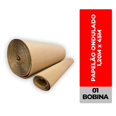 Bobina Rolo Papel O Ondulado M X M Constru O Reforma