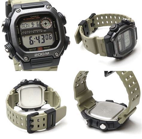Casio Illuminator DW-291HX-5A Digital Quartz Watch DW291HX-5A Sand ...