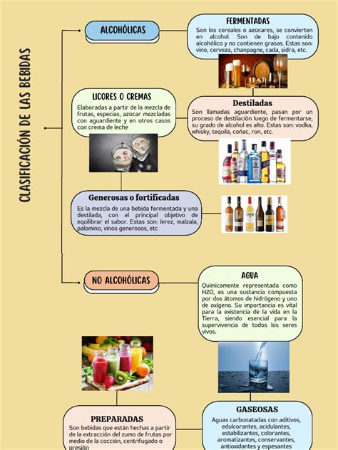 Tarea 2 Clasificación De Las Bebidas Alcohólicas Y No Alcohólicas