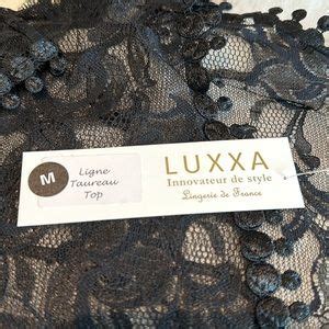Luxxa Intimates Sleepwear Luxxa Taureau Top Luxury French Lingerie Size M Black Poshmark