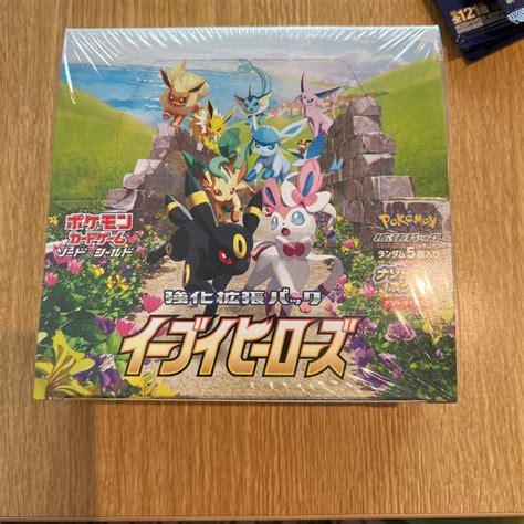 37％割引グレイ系【即納】 ポケモンカード イーブイヒーローズ Box ボックス シュリンク付き ポケモンカードゲーム トレーディングカード