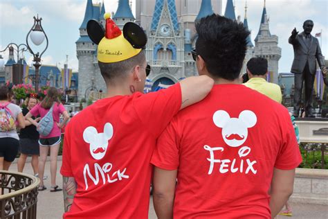 Lgbt Gay Im His Prince Hes My Prince Mickey Mustache With Custom Names Matching Shirts