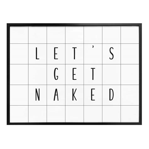 Poster Mit Raster Let S Get Naked Wall Art De