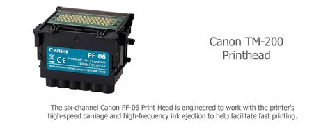 Canon imagePROGRAF TM-200 Print Head | PF-06 | 2352C001AA.