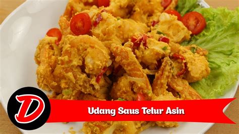 Resep Udang Goreng Saus Telur Asin Ala Restoran YouTube