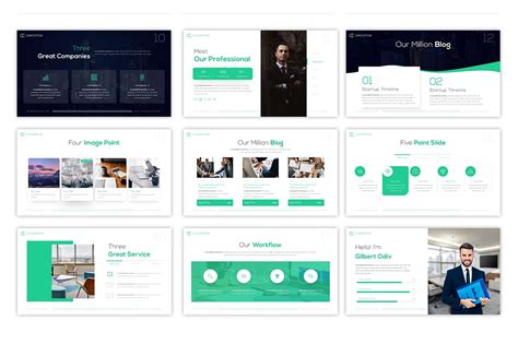 Conception Business PowerPoint Template - rrpicks.com
