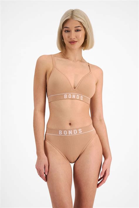 Bonds Retro Rib Seamless Hi Bikini Womens Underwear Wu Ga