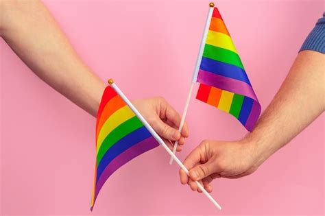 Premium Photo Hands Waves Gay Pride Lgbt Rainbow Flag