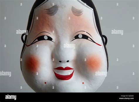 Traditional Japanese mask: okame / otafuku Stock Photo, Royalty Free Image: 80269454 - Alamy