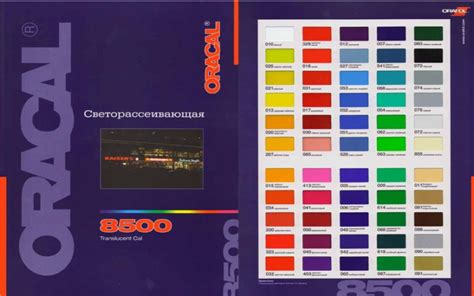 ПЛЕНКА ORACAL 8500 транслюцентная - «Пороги»