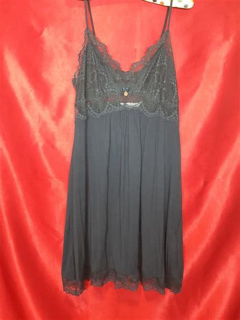 Идеальная синяя синя кружевная секси сексуальная ночнушка сорочка ...