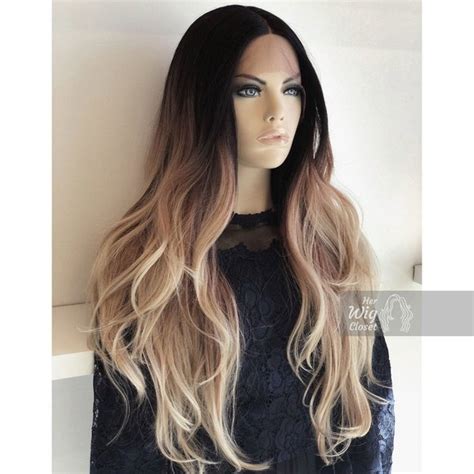 Her Wig Closet Accessories Ombre Ash Blonde Long Wig W Dark Roots Chloe Poshmark