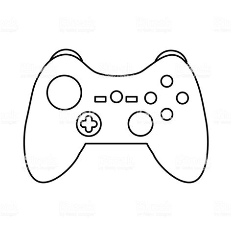 Game Controller Drawing at PaintingValley.com | Explore collection of ...