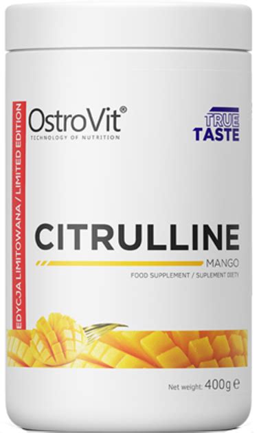 Передтренувальний комплекс OstroVit Citrulline 400 г Манго