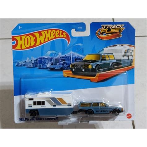 Volvo 240 Drift Camper 風火輪 軌道運輸車 Hot wheels Track Fleet 蝦皮購物