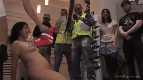 Cheating Wifes Big Hot Ass Shamed Fully Naked In Public Display