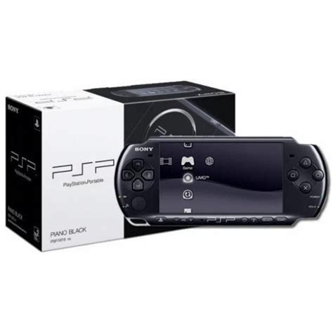 Psp-3006 Sony Piano Black Playstation Portatil + Cartão De Memória c ...