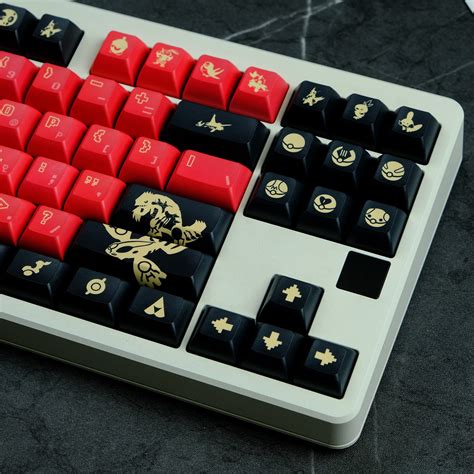 143 Keys GROUDON Keycaps KCA Profile PBT Dye Sublimation Mechanical