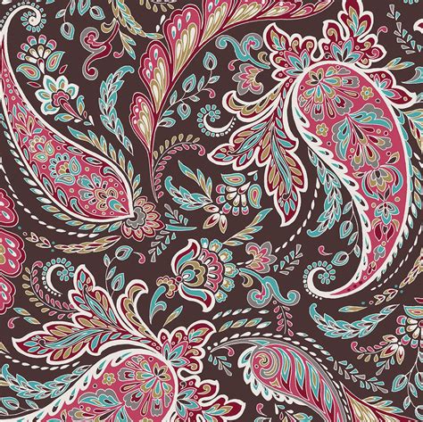 Ethnic On Behance Motif Paisley Paisley Art Motif Floral Paisley