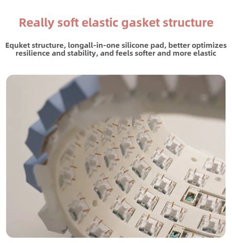 Rk R Mode Mechanical Keyboard Layout With Knob Hot Swappable U Stabilizer Gasket