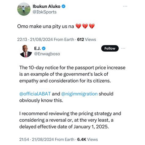 “Pity us”- Nigerians react to increase in passport fees