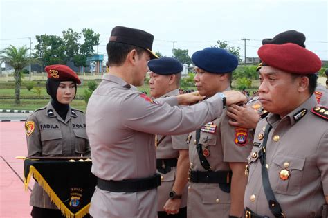 Kapolda Kaltara Pimpin Sertijab Sejumlah Pju Dan Tiga Kapolres