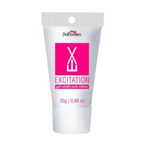Gel Lubricante Íntimo Excitation 25gr Hot Flowers Pasarela Sex Shop