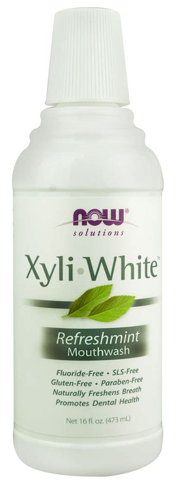Buy Now Foods XyliWhite Mouthwash 16 oz. - peppermint and Save Big at ...