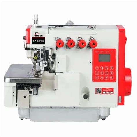 FX 5S Intelligent 5 Thread Overlock Sewing Machine With Step Motor