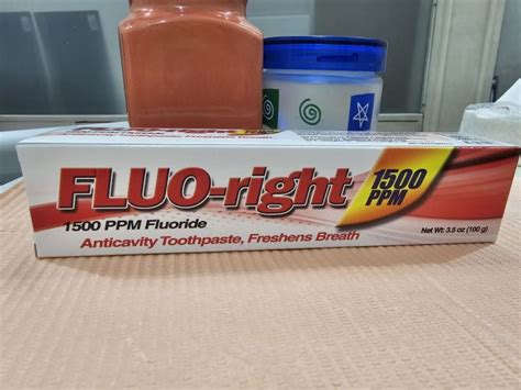 Fluo Right Toothpaste 1500ppm Maximum Effective Fluoride Former Dok