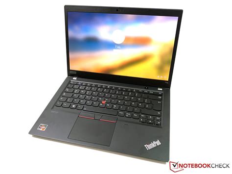 Test Du Lenovo Thinkpad T S Ryzen Pro U Rx Vega Fhd Le