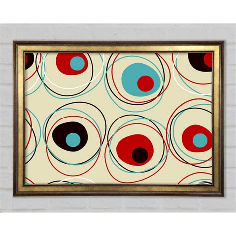 Perspections Gerahmtes Wandbild Oval Circles Wayfair De