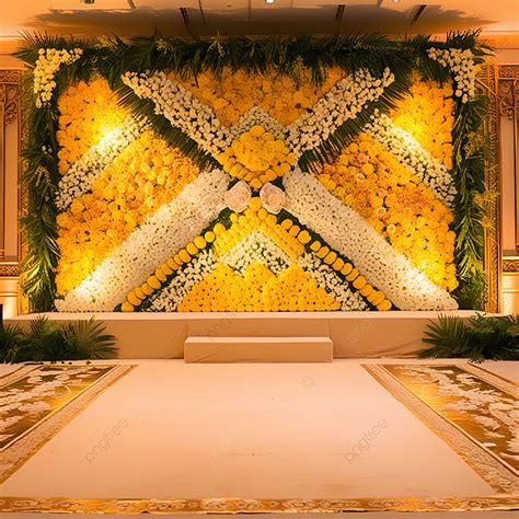 Wedding Haldi Stage Decoration Background Haldi Wedding Decoration