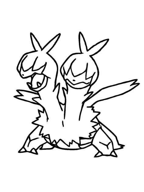 Zweilous Pokemon Coloring Pages