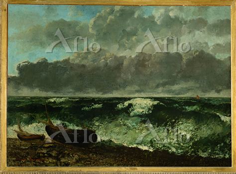 Byline Courbet Gustave La Mer Orageuse La Vague