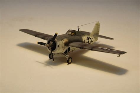 Plastic Modeler S Workshop Academy Grumman F4F 4 1 72nd Scale Wildcat