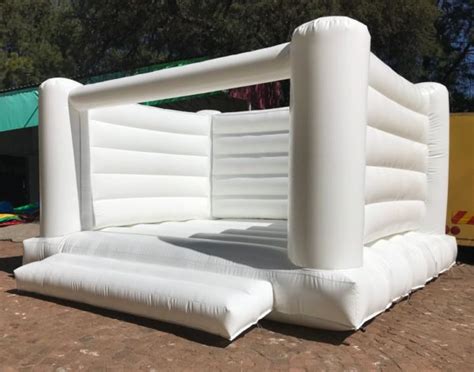 White Jumping Castle Jumping Candy Castles